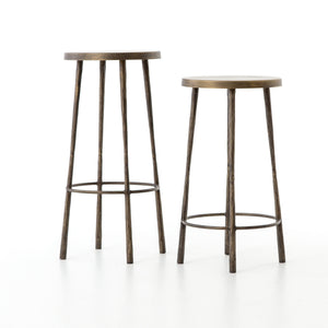Westwood Barstool in Antique Brass