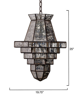 Imperial 1-Light Glass and Metal Pendant
