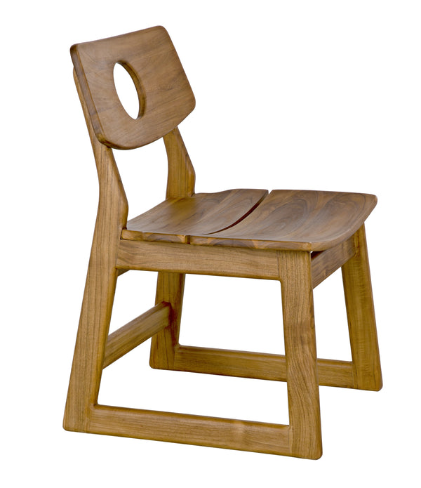 Buraco Teak Chair with Satin Gloss Finish