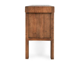 Lahey Solid Wood Console Table - Mission Brown
