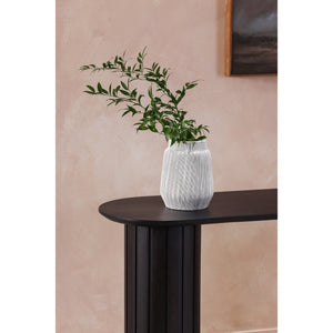 Moe's Povera Console Table Black Acacia Wood