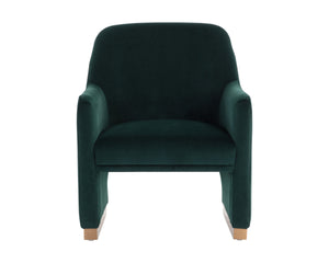 JAIME LOUNGE CHAIR - MEG DARK EMERALD