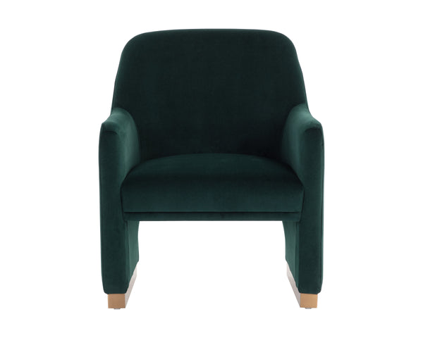 JAIME LOUNGE CHAIR - MEG DARK EMERALD