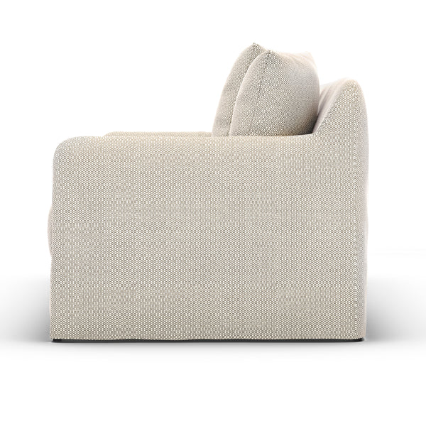 Dade Outdoor Sofa In 90" In Faye Sand