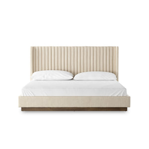 Montgomery Queen Bed - Thames Cream