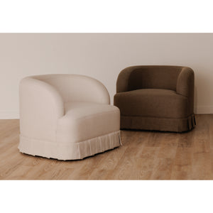 Moe's Maren Swivel Chair in Beige