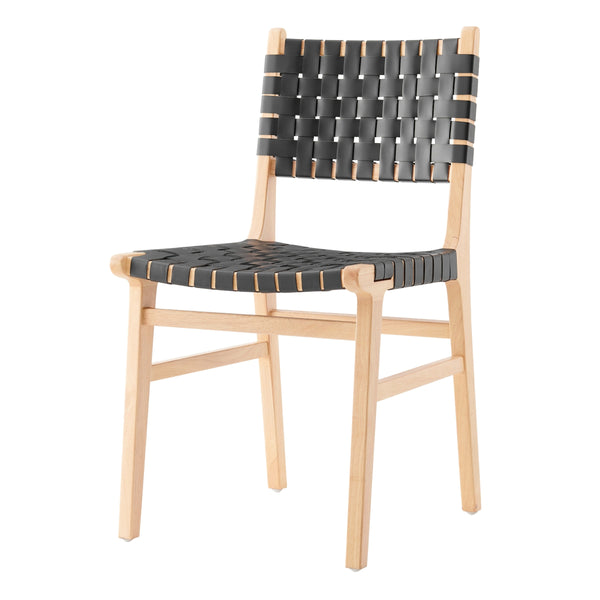 Marco PU Dining Side Chair, Black