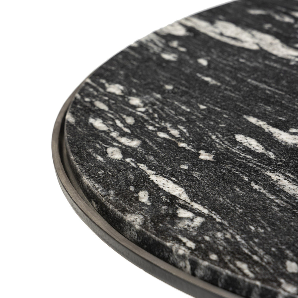 Corbett Coffee Table - Polished Black Marble