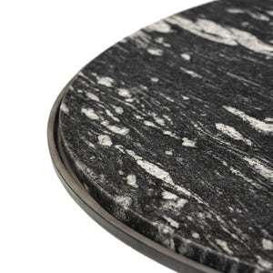 Corbett Coffee Table - Polished Black Marble