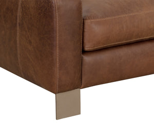 RAFAEL SOFA - LUCIA TOBACCO LEATHER