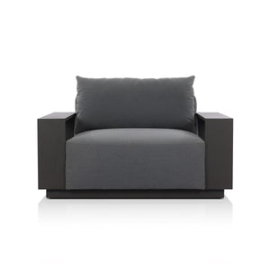 Branford Outdoor Metal Chair - Arashi Graphite