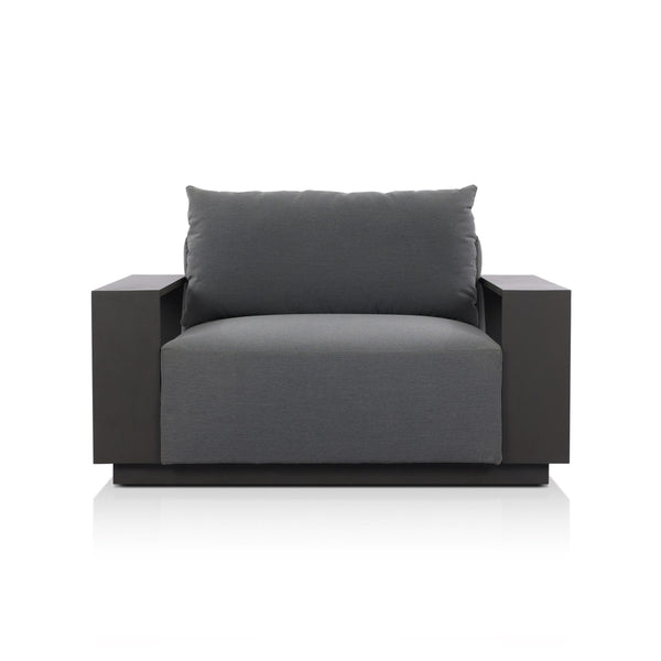 Branford Outdoor Metal Chair - Arashi Graphite