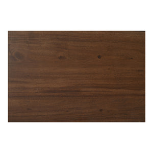 Moe's Lila Small Brown Dining Bench with Live Edge