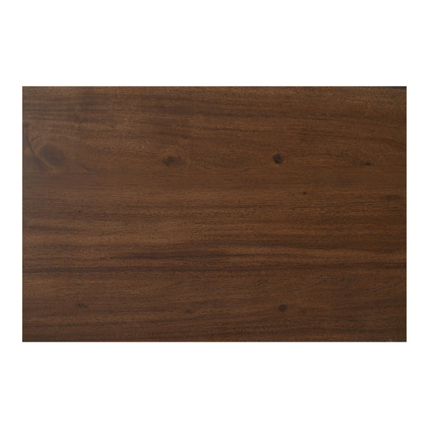 Moe's Lila Small Brown Dining Bench with Live Edge