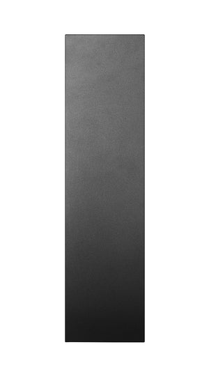 Landrum 1 Light Outdoor Wall Sconce in Black Finish