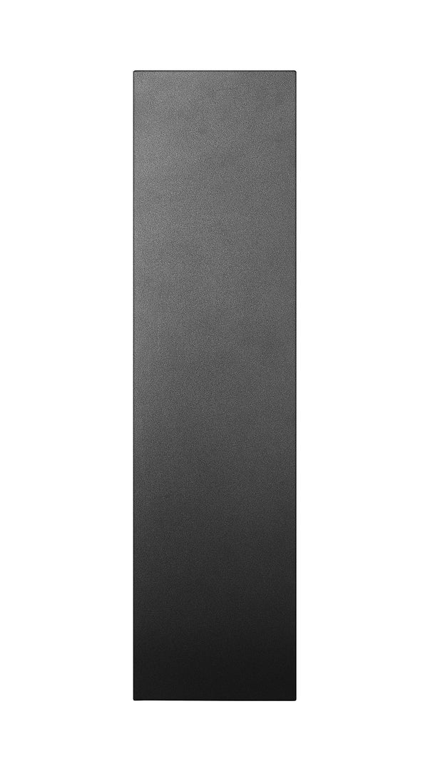 Landrum 1 Light Outdoor Wall Sconce in Black Finish