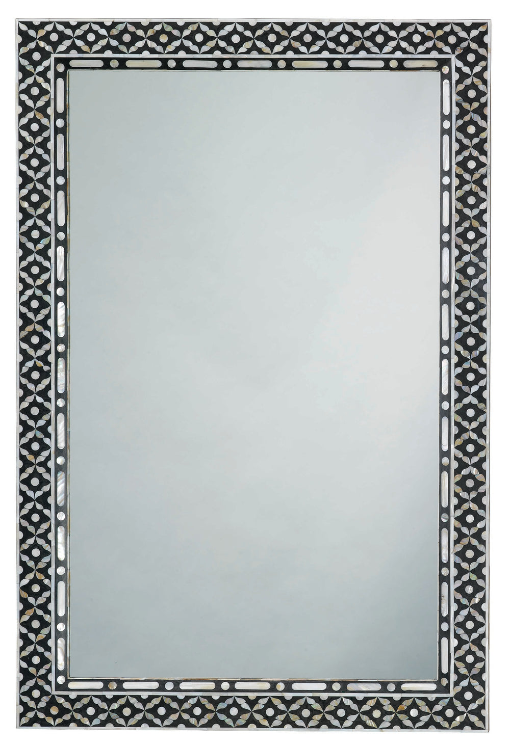 Evelyn Mother of Pearl Rectangle Wall Mirror