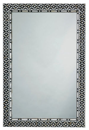 Evelyn Mother of Pearl Rectangle Wall Mirror