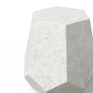Ivory Terrazzo Stool