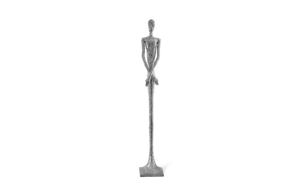 Skinny Male Sculpture Silver