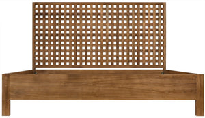 Quinnton Bed, Queen, Teak