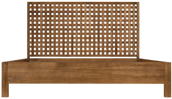 Quinnton Bed, Queen, Teak