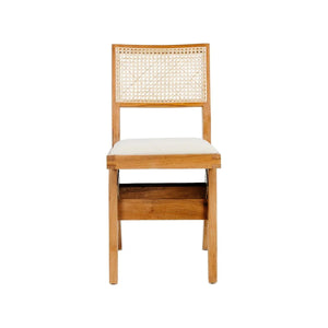 Jeanneret Side Chair with Seat Pad