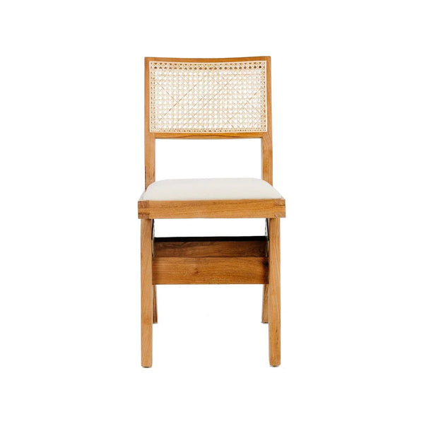 Jeanneret Side Chair with Seat Pad