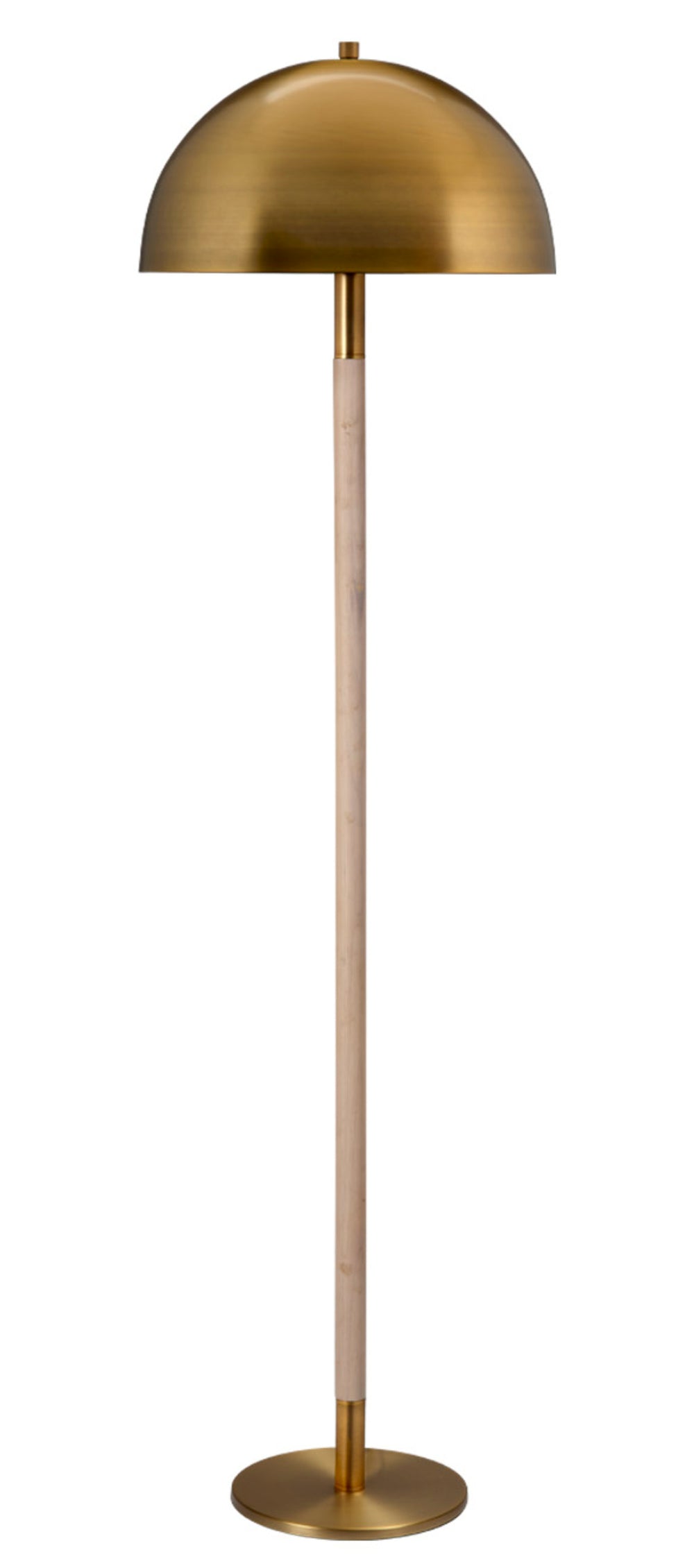 Merlin Metal and Wood Floor Lamp