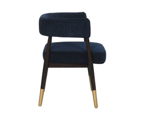 CALLEM DINING ARMCHAIR - DANNY NAVY