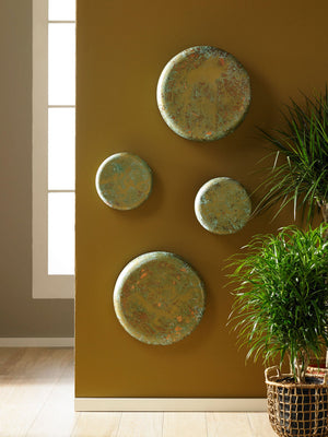 Button Wall Art, Deep, Lichen Finish, SM