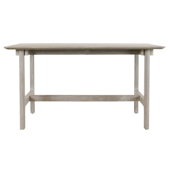 Dawn Outdoor Teak Counter Table in Gray, by Classic Home