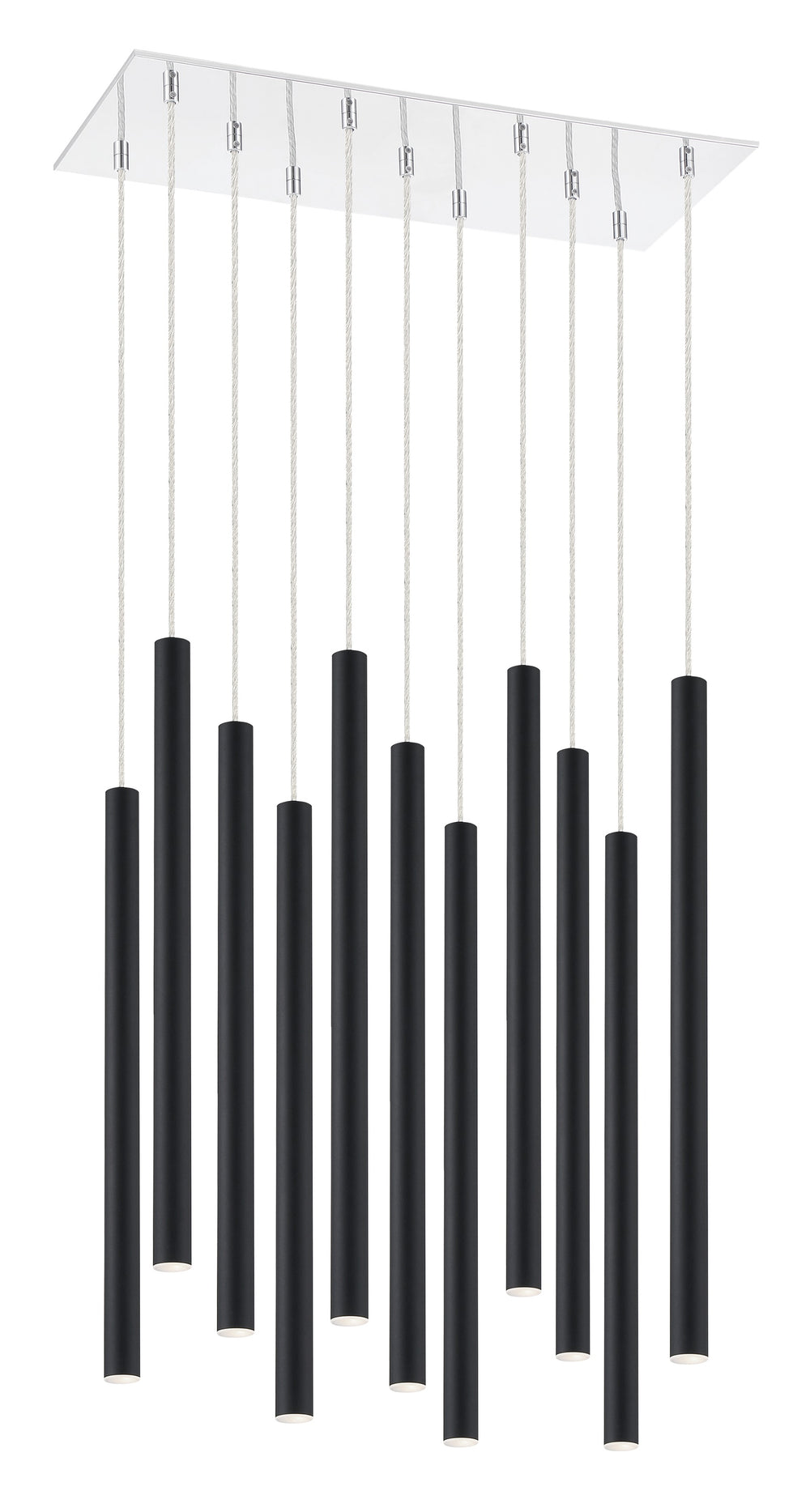 Forest 11 Light Island/Billiard in Chrome Finish