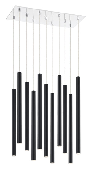 Forest 11 Light Island/Billiard in Chrome Finish