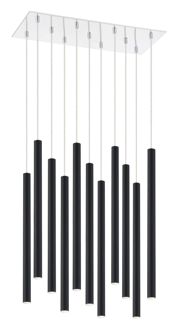Forest 11 Light Island/Billiard in Chrome Finish