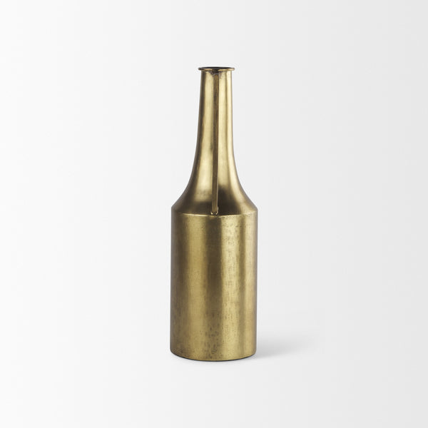 Aubrey Medium 18.0H Gold Iron Jug Vase