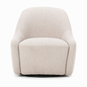 Levi Swivel Chair In Knoll Sand