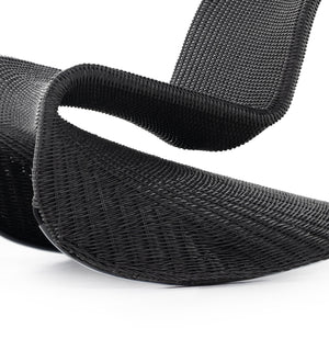 Portia Outdoor Rocking Chair In Coal