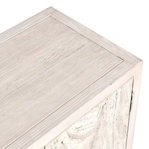 Lisbon Solid Wood 4Dr Cabinet - Reclaimed Pine