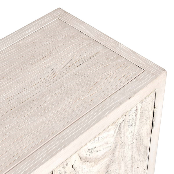 Lisbon Solid Wood 4Dr Cabinet - Reclaimed Pine