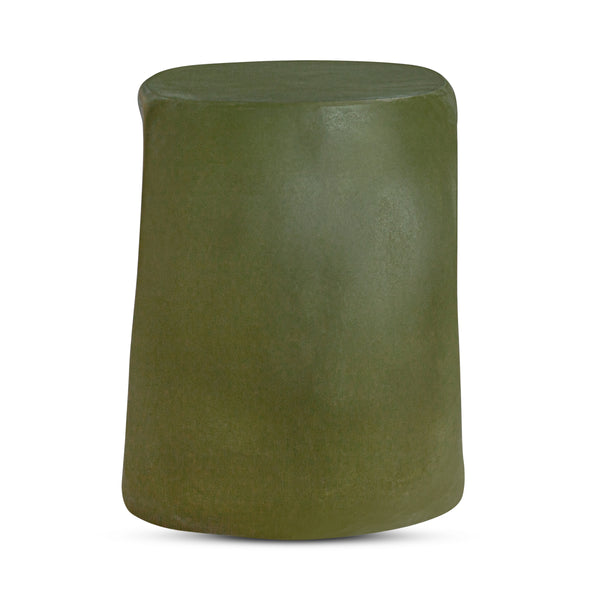 Albers Outdoor Stool in Green Concrete