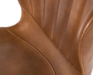 Arabella Industrial Office Chair - Bravo Cognac
