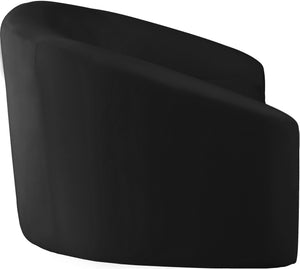 Vivian Sofa In Black Velvet