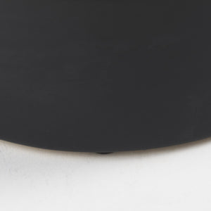 Burton 8.3H Small White and Black Ceramic Jug Vase