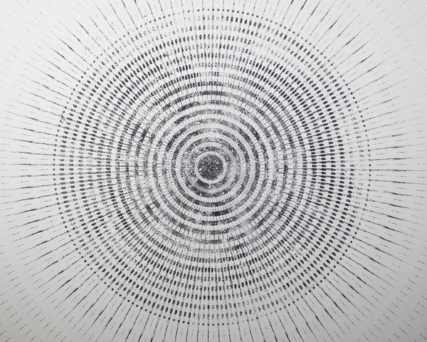 Galaxy - 48" X 48" - White Frame