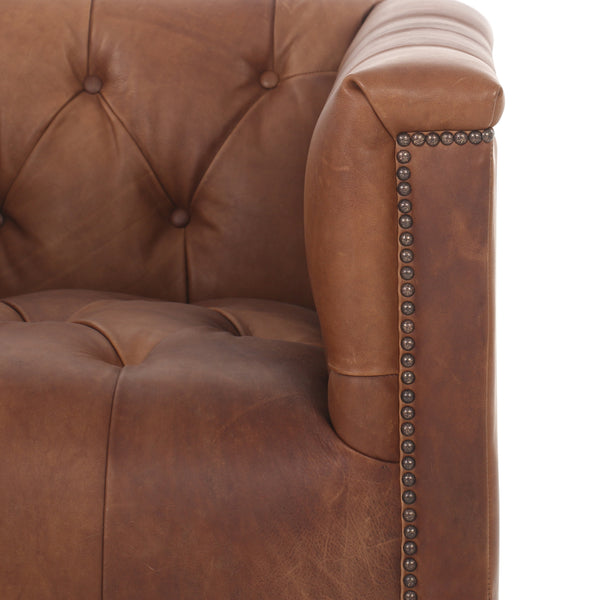 Maxx Swivel Chair In Heirloom Sienna