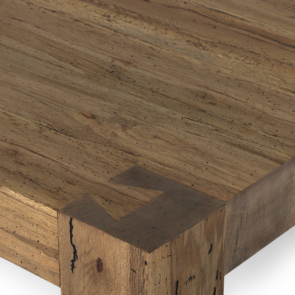 Abaso Coffee Table In Rustic Wormwood Oak