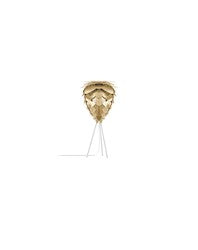 Conia Brass 27" Table Lamp with White Base