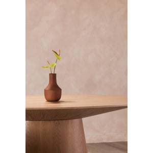 Otago Oval Dining Table in Natural Oak Finish