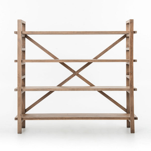 Toscana Large Bookshelf In Sundried Wheat